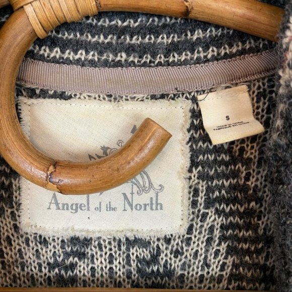 Anthropologie | Angel Of The North | Textured Chevron Cardigan Sweater Size S - Picture 8 of 9
